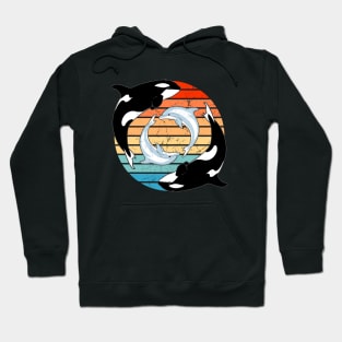 Orca twins and dolphin twins Hoodie